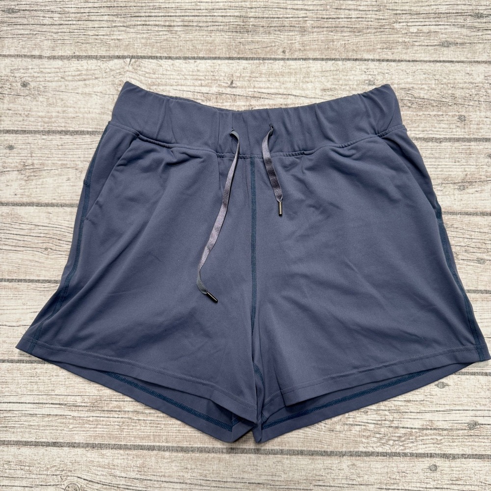 Lululemon Shorts Womens Medium Blue On the Fly Pull On Athletic Workout Training